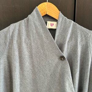 Gray Wrap Cardigan by H.I.P
